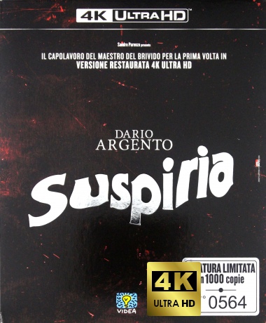 Suspiria (Odgłosy) [Numbered Edition] [Blu-Ray 4K]+[Blu-Ray]+[CD]