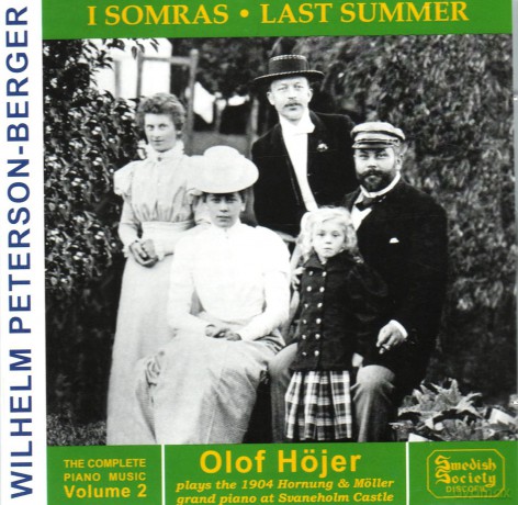 Hojer: Petersonbergerpiano Works vol. 2 [CD]