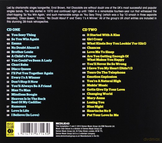 Hot Chocolate: You Sexy Thing - The Best Of [2CD]