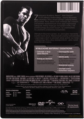 Ultimatum Bourne'a  [DVD]
