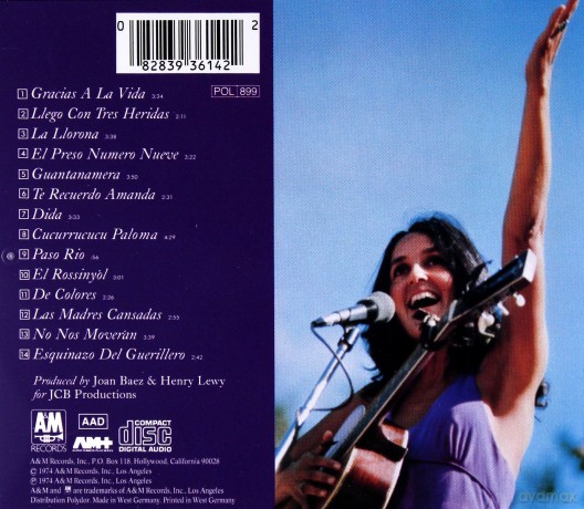 Joan Baez: Gracias A La Vida [CD]