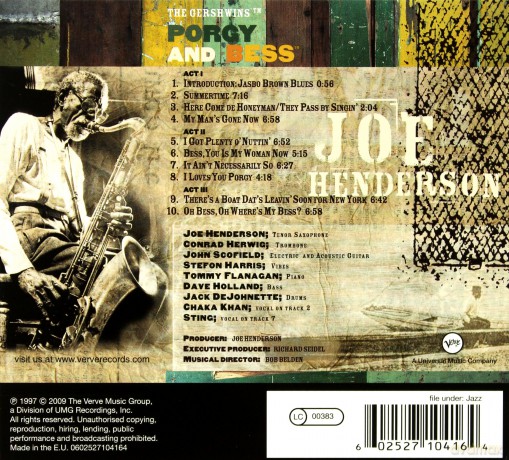 Joe Henderson: Porgy And Bess [CD]