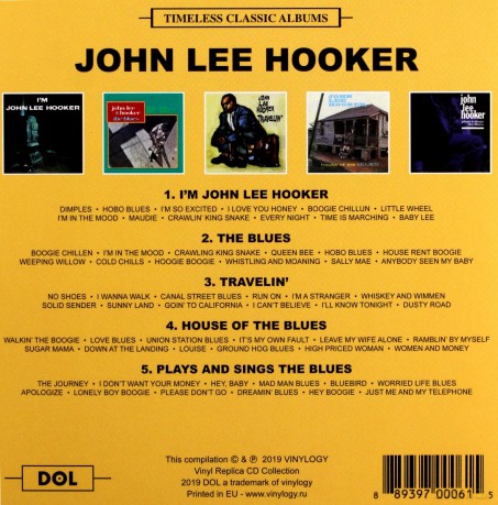 John Lee Hooker: Timeless Classic Albums [5CD]