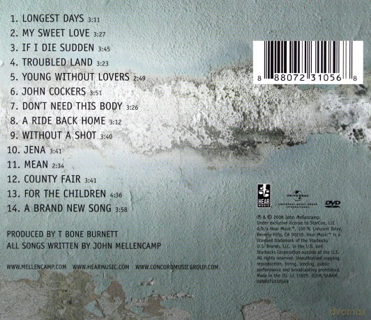 John Mellencamp: Life Death Love And Freedom [CD]+[DVD]