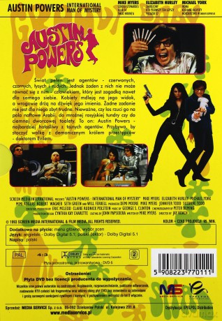 Austin Powers: Agent specjalnej troski [DVD]