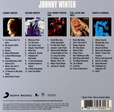 Johnny Winter: Original Album Classics [5CD]