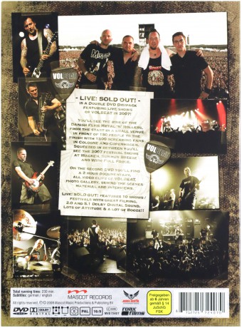 Volbeat: Live Sold Out (digipack) [2DVD]