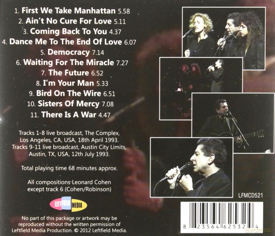 Leonard Cohen: Angels At My Shoulder - Live 1993 [CD]