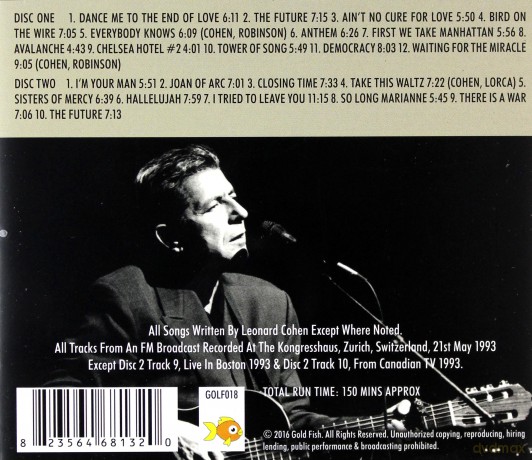 Leonard Cohen: The End Of Love (2Cd) [2CD]