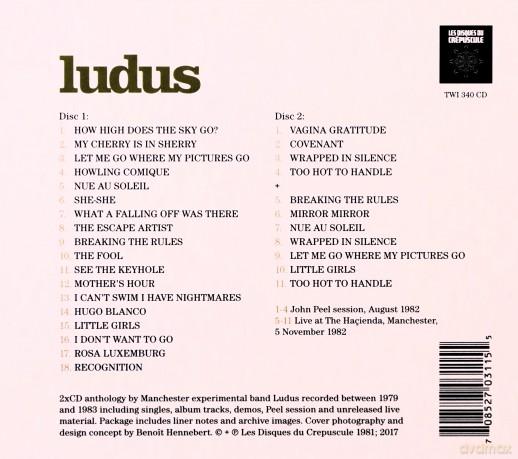 Ludus: Nue Au Soleil [2CD]