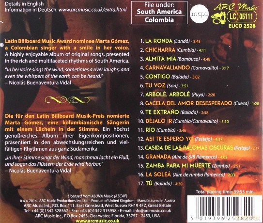 Marta Gmez: Contigo [CD]