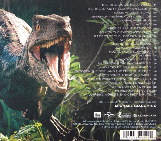 Michael Giacchino: Jurassic World: Fallen Kingdom - OST [CD]