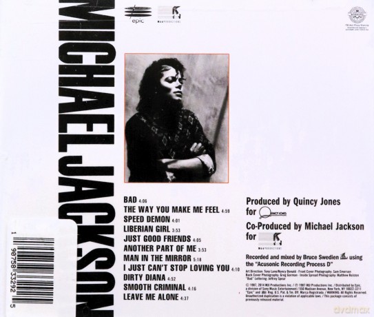 Michael Jackson: Bad [CD]