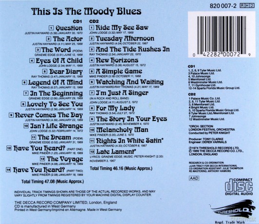 Moody Blues: This Is The Moody Blues [2CD]