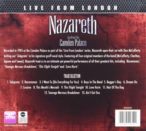 Nazareth: Live From London [CD]