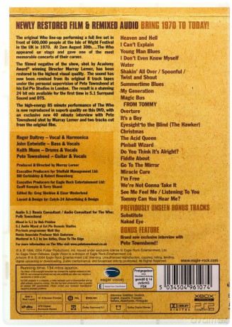 The Who: Live At The...Festival 1970 [DVD]