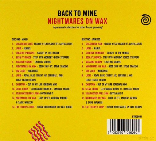 Nightmares On Wax: Back To Mine - Nightmares On Wax [CD]