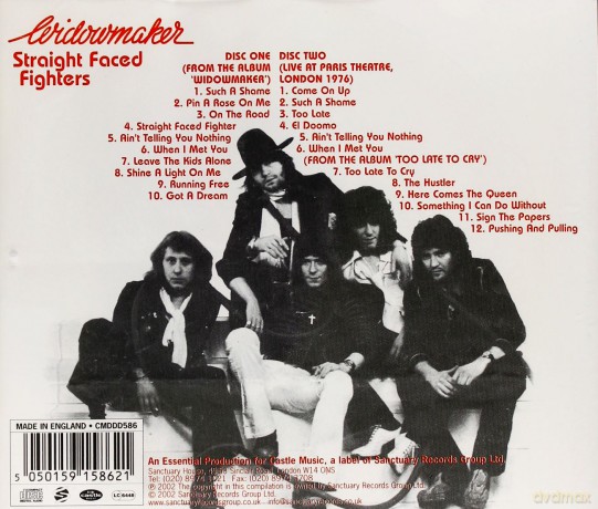 Widowmaker: Straight Faced Fighters [2CD]