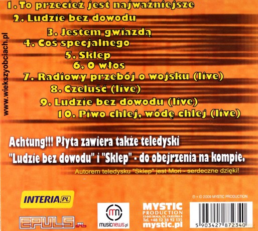 Większy Obciach: Ludzie Bez Dowodu (digipack) [CD]