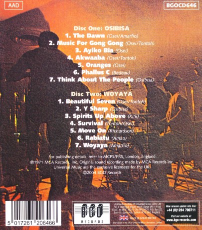Osibisa: Osibisa Woyaya [2CD]