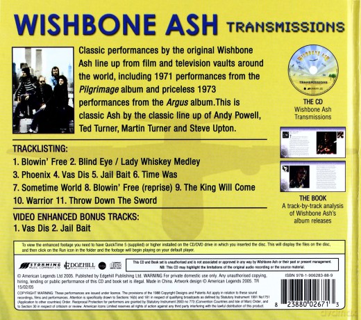Wishbone Ash: Transmissions (digipack) [CD]