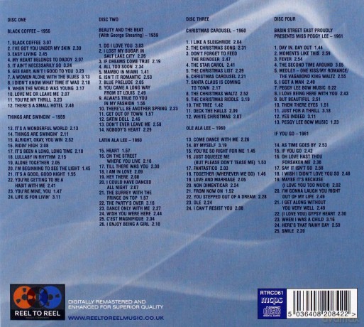 Peggy Lee: Eight Classic Albums [4CD]