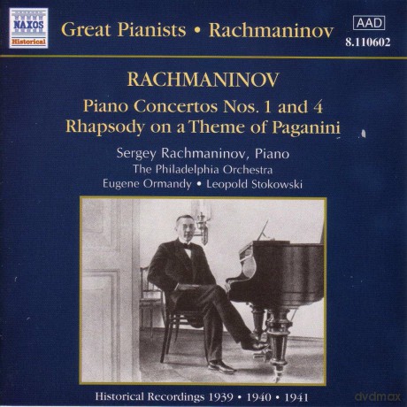 Rachmaninovphiladelphia Or: Rachmaninovpiano Concertos Nos 1 4 [CD]