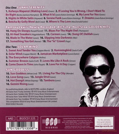 Ramsey Lewis: Funky Serenity / Golden Hits / Solar Wind / Sun Goddess [2CD]