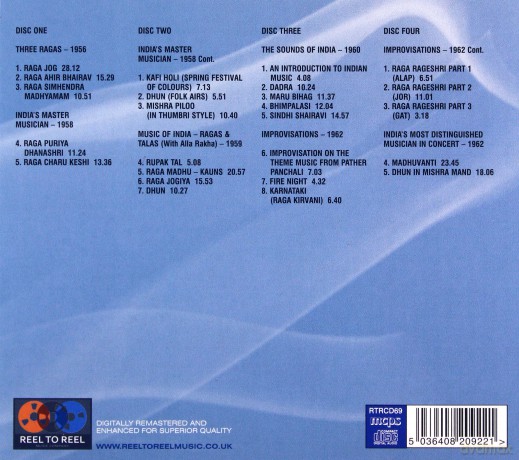 Ravi Shankar: Six Classic Albums [4CD]