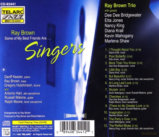 Ray Brown Trio: Some Of My Best Friends Are Singers [CD]
