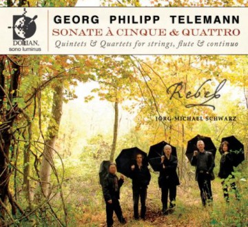 Rebelschwarz: Telemannsonate A Cinque Quattro [CD]