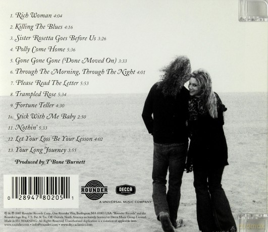 Robert Plant Alison Krauss: Raising Sand [CD]