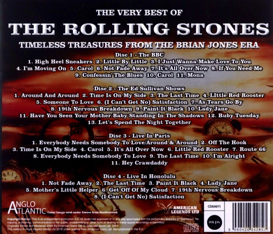 Rolling Stones: The Very Best Of Rolling Stones Broadcasting Live [4CD]