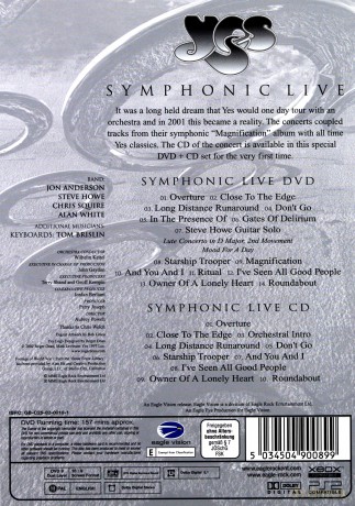 Yes: Symphonic Live [CD]+[DVD]