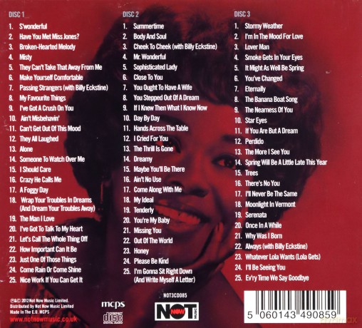 Sarah Vaughan: The Definitve Collection [3CD]