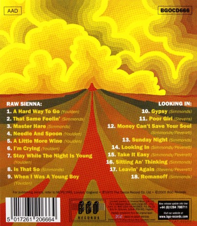 Savoy Brown: Raw Sienna Looking In [CD]