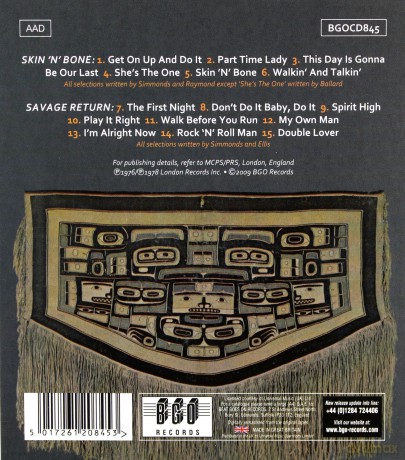 Savoy Brown: Skin N Bone Savage [CD]