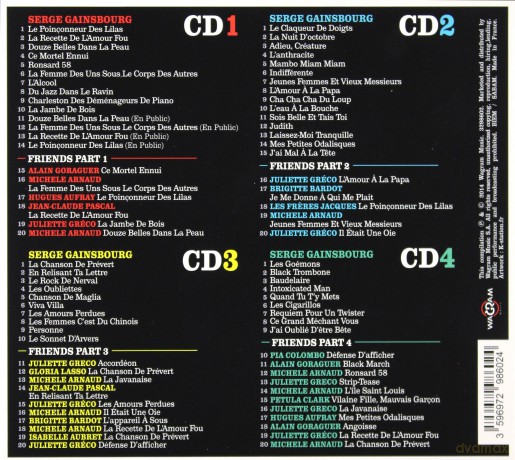 Serge Gainsbourg & Friends: Collectors De Luxe [4CD]