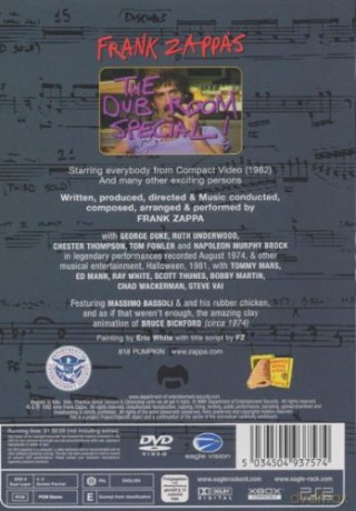 Frank Zappa: The Dub Room [DVD]