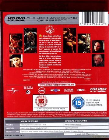 12 małp [HD-DVD]