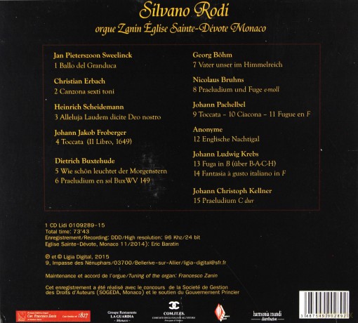 Silvano Rodi: Vox Organum [CD]