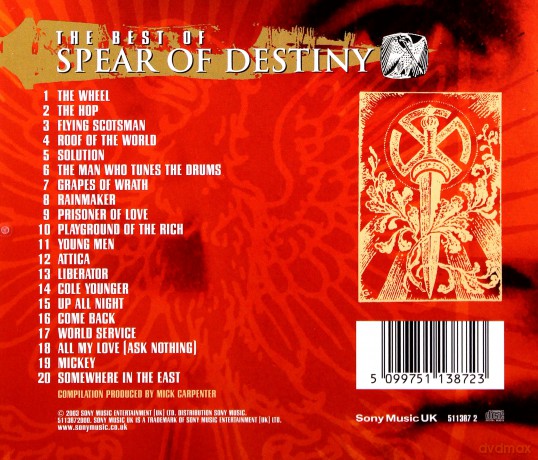 Spear Of Destiny: Best Of [CD]