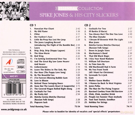 Spike Jones: The Essential Collection [2CD]