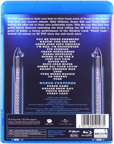 ZZ Top: Live From Texas [Blu-Ray]