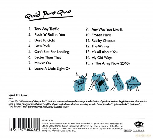 Status Quo: Quid Pro Quo [CD]