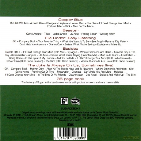 Sugar: Complete Studio Recordings 1992-1995 [5CD]
