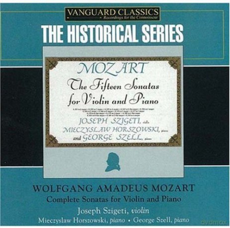 Szigeti-Horszowski-Szell: Mozart Violin Sons: K296. K301. K302. K303. K304. K305. K306. K376. K377. K378. K379. K380. K454. K4 [4CD]