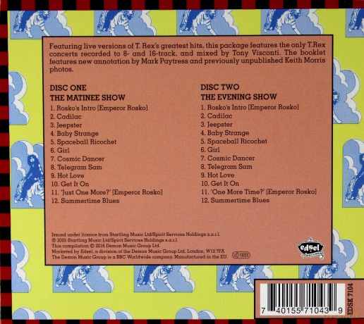 T.Rex: Born To Boogie - The Concerts - Live [2CD]