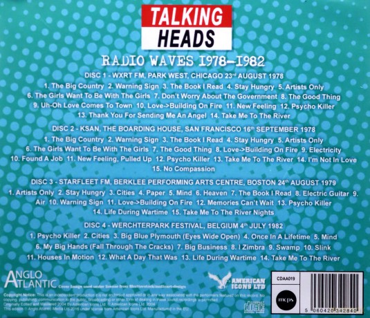 Talking Heads: Psycho Killers - Radio Waves 1978-82 [4CD]