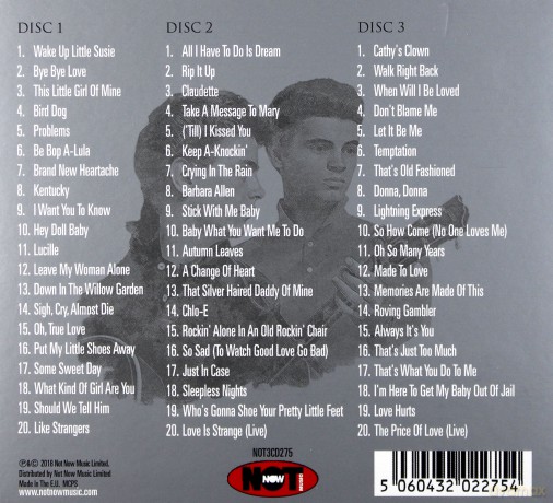 The Everly Brothers: The Platinum Collection [3CD]
